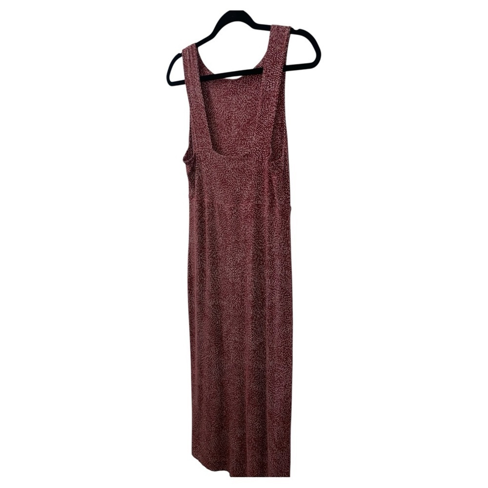 ATHLETA Santorini Thera Burgundy Printed Midi Dress SIZE SMโโ - Picture 4 of 8